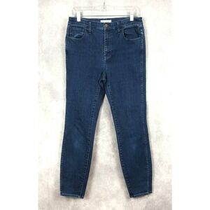 Madewell Jeans Womens Size 30 High Riser 10 Inch Skinny Medium Wash Denim Casual